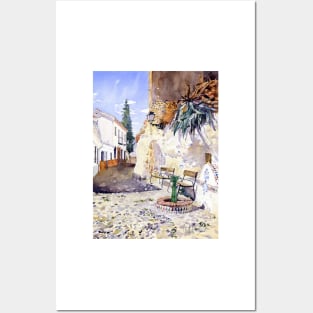 The Fountain Of The Poppy, Sacromonte, Granada Posters and Art